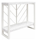 Brielle Console Table Faux Marble
