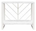 Brielle Console Table Faux Marble, view 5