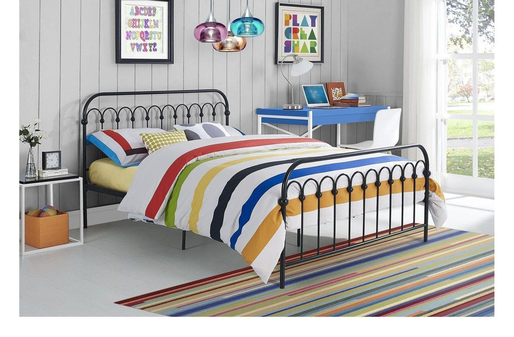 Bright Pop Metal Bed, Double, view 4