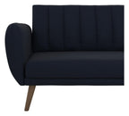 Brittany Sectional Sofa Bed Wooden Legs Linen, view 9