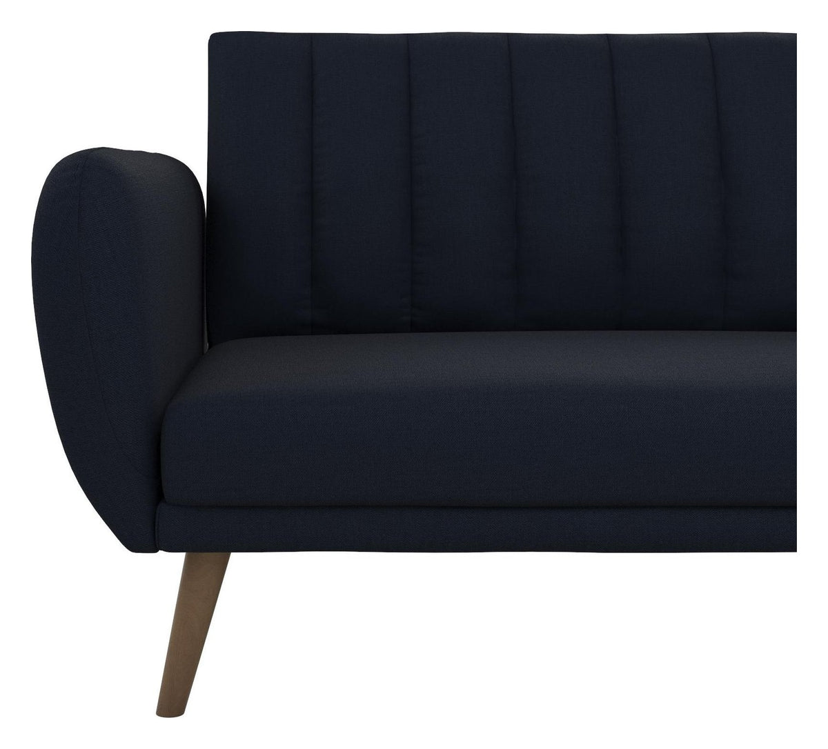 Brittany Sectional Sofa Bed Wooden Legs Linen, view 9