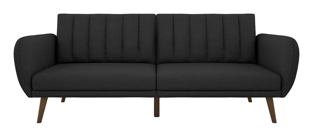 Brittany Sofa Bed Wooden Legs Linen