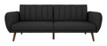 Brittany Sofa Bed Wooden Legs Linen
