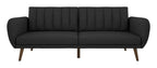 Brittany Sofa Bed Wooden Legs Linen