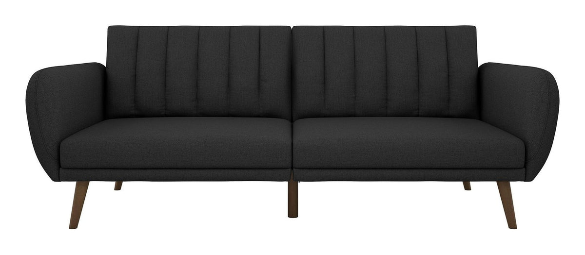 Brittany Sofa Bed Wooden Legs Linen