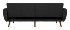 Brittany Sofa Bed Wooden Legs Linen, view 10