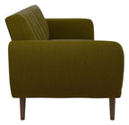 Brittany Sofa Bed Wooden Legs Linen, view 14