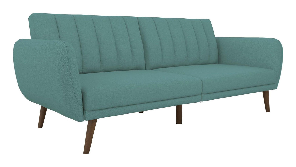 Brittany Sofa Bed Wooden Legs Linen, view 16