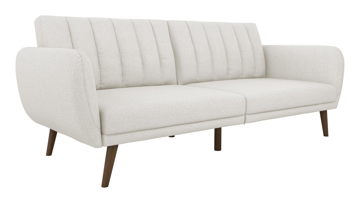 Brittany Sofa Bed Wooden Legs Linen, view 20