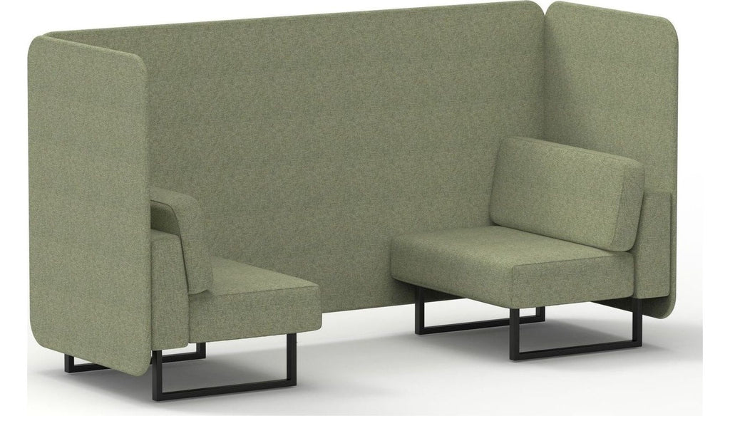 Brixworth bench booth, 2 seater, rivet burnish, no table
