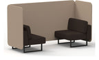 Brixworth bench booth, 2 seater, synergy affix, wed seats, no table