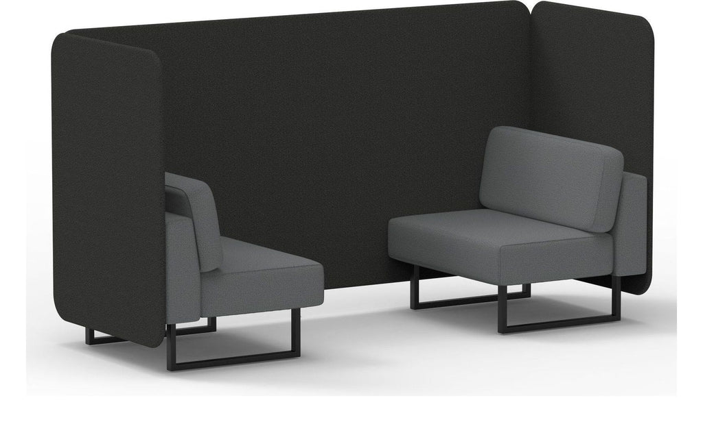 Brixworth bench booth, 2 seater, synergy mix, partner seats, no table