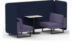 Brixworth bench booth, 2 seater, synergy alike, order seats, white table
