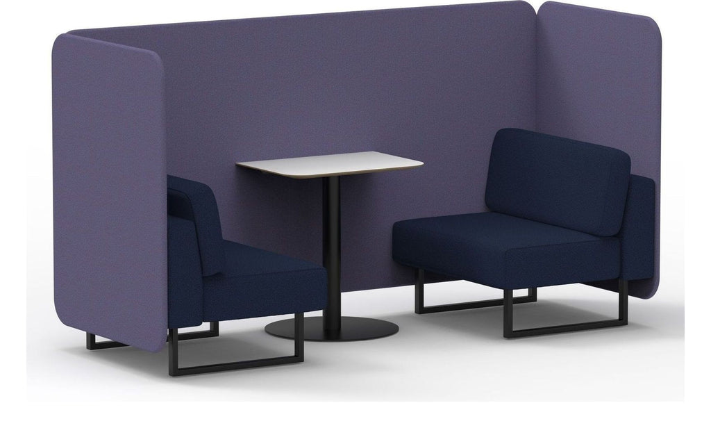 Brixworth bench booth, 2 seater, synergy order, alike seats, white table