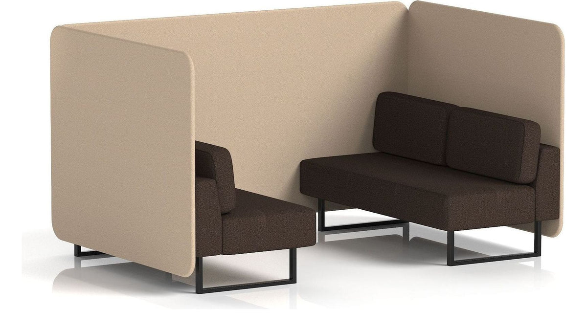 Brixworth bench booth, 4 seater, synergy affix, wed seats, no table