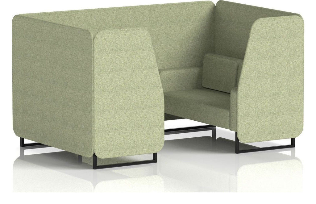 Brixworth booth, 4 seater, rivet burnish, no table