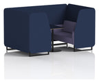 Brixworth booth, 4 seater, synergy alike, order seats, black table