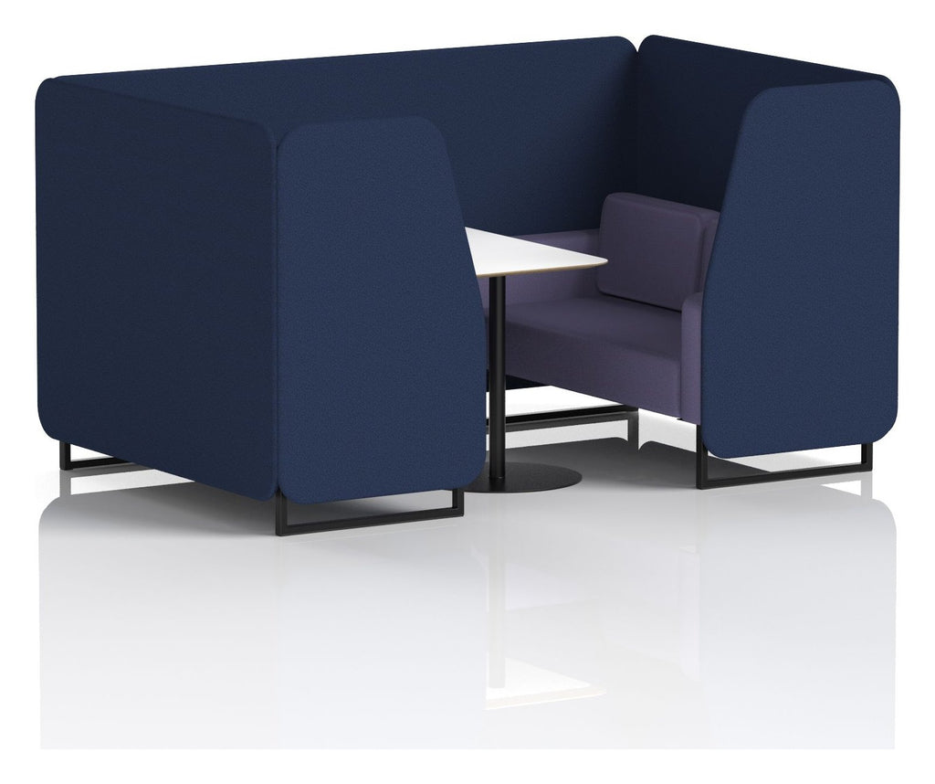 Brixworth booth, 4 seater, synergy alike, order seats, white table