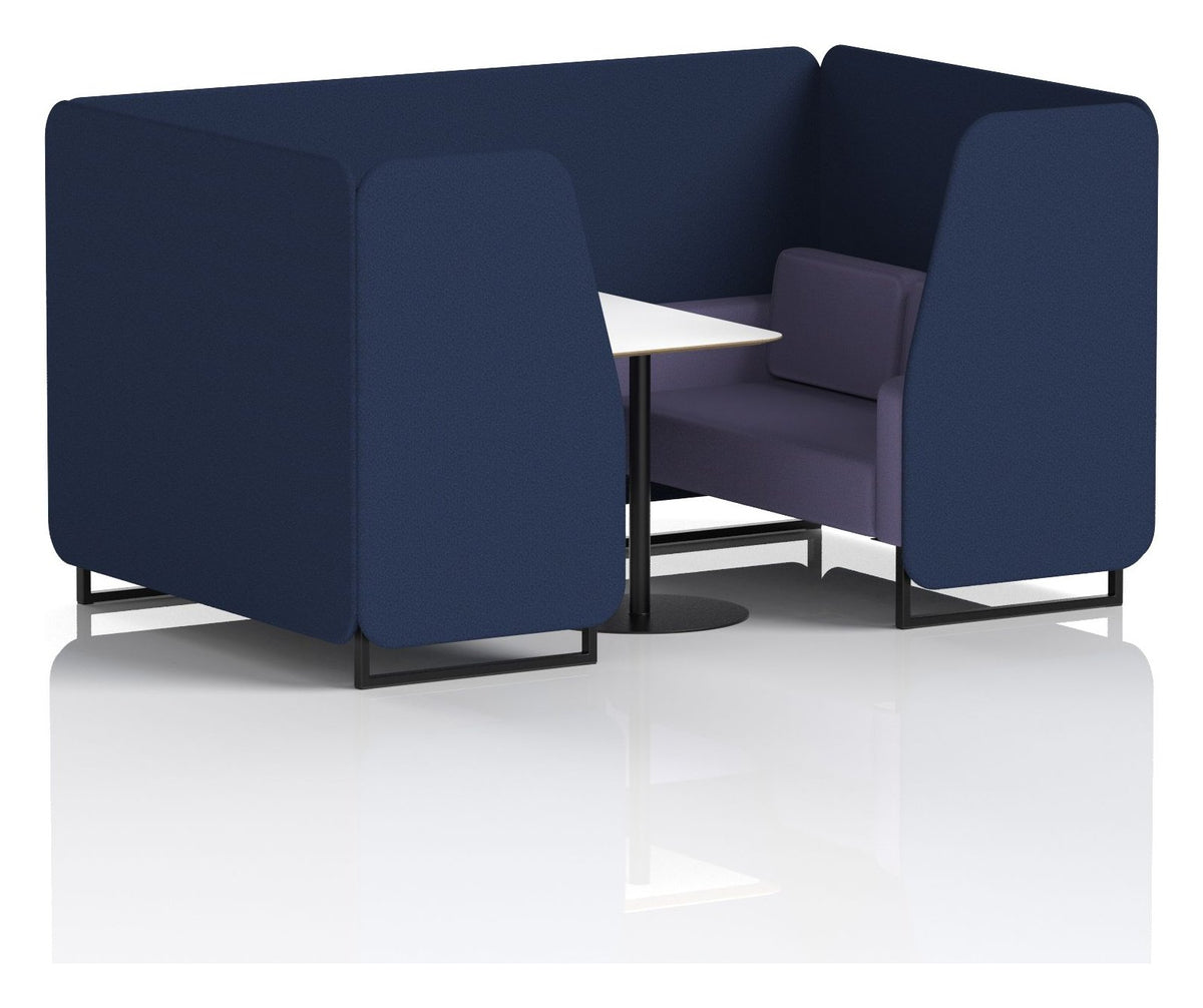 Brixworth booth, 4 seater, synergy alike, order seats, white table