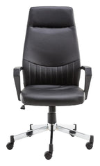 Brooklyn Designer Faux Leather High Back Chair