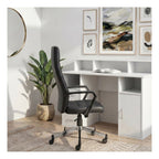 Brooklyn Designer Faux Leather High Back Chair, view 6