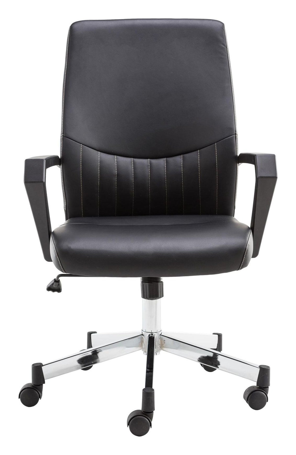 Brooklyn Designer Faux Leather Low Back Chair
