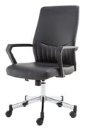 Brooklyn Designer Faux Leather Low Back Chair, view 3