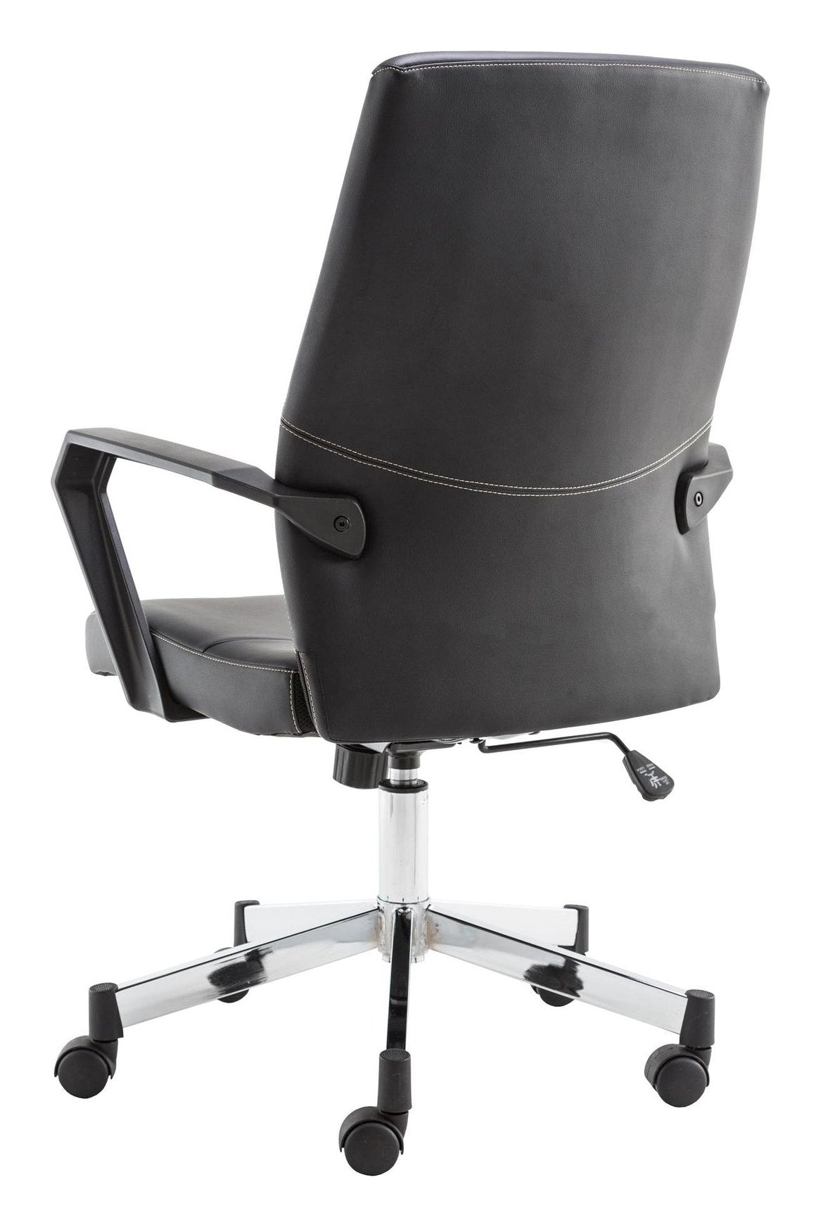 Brooklyn Designer Faux Leather Low Back Chair, view 4