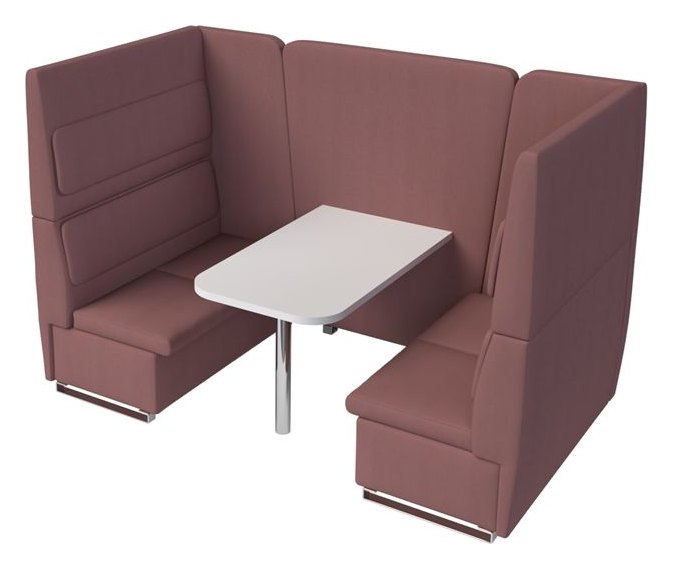 bTogether Open Extra High Back Booth