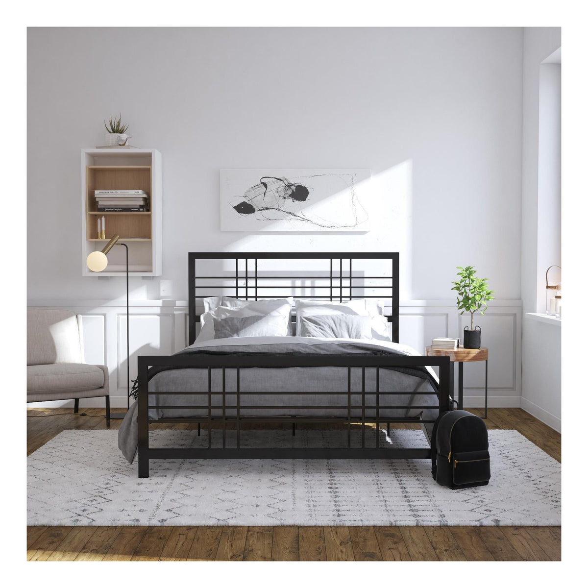 Burbank Metal Bed, view 16