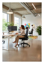 Hood C19 Fabric and Mesh Ergonomic Office Chair, view 10
