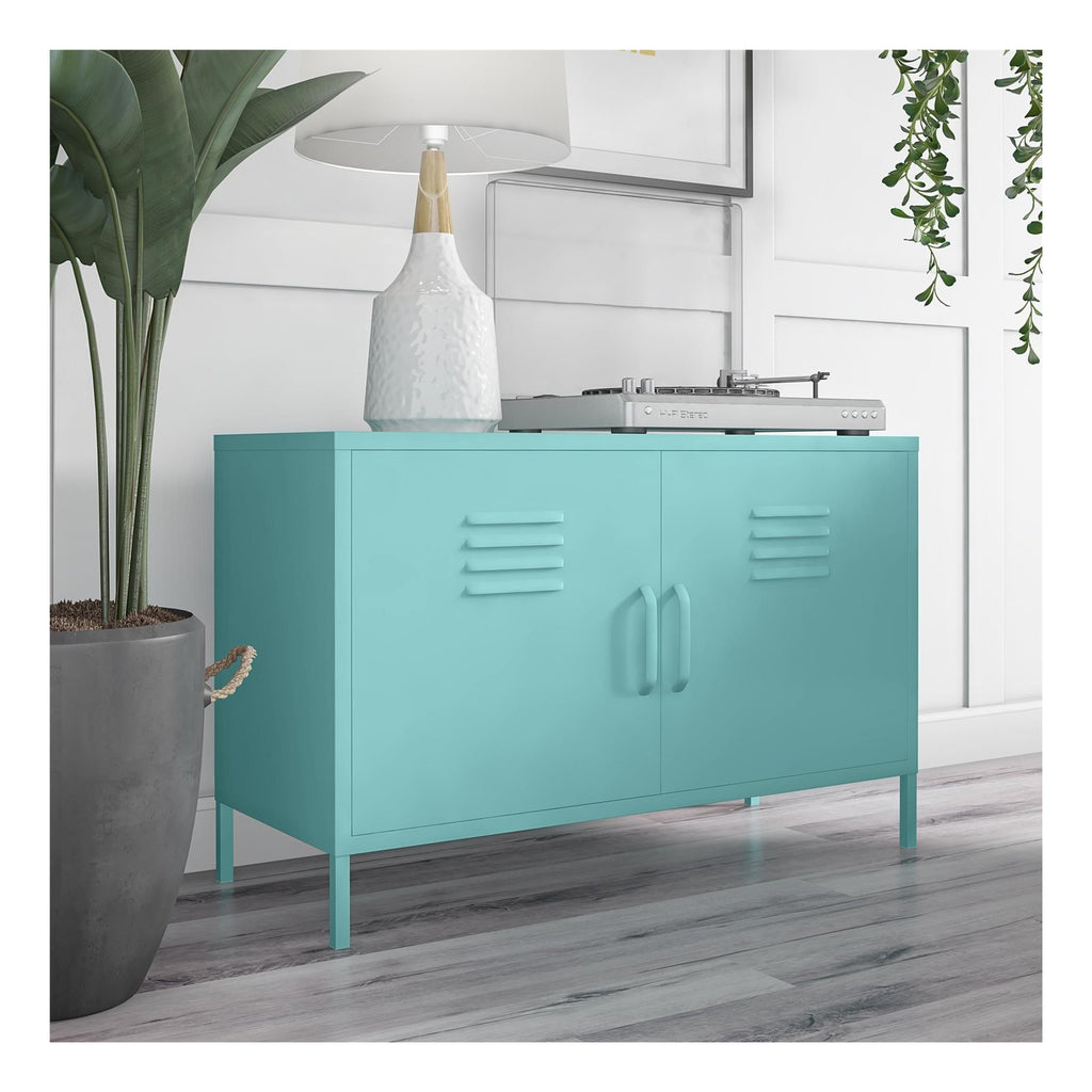 Cache 2 Door Metal Locker Accent Cabinet, view 11