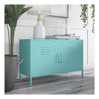 Cache 2 Door Metal Locker Accent Cabinet, view 11