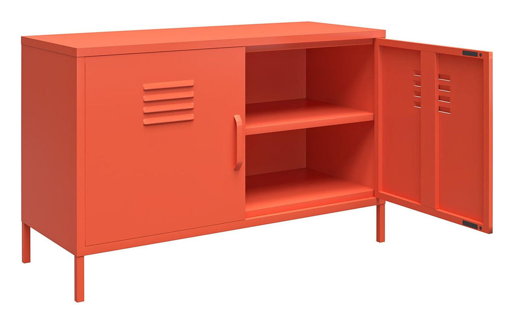 Cache 2 Door Metal Locker Accent Cabinet, view 13