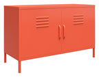 Cache 2 Door Metal Locker Accent Cabinet, view 14
