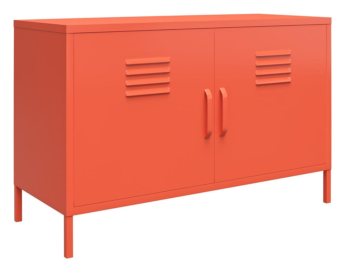 Cache 2 Door Metal Locker Accent Cabinet, view 14