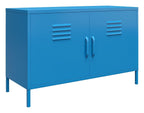 Cache 2 Door Metal Locker Accent Cabinet, view 6
