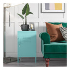 Cache Metal Locker End Table, view 12
