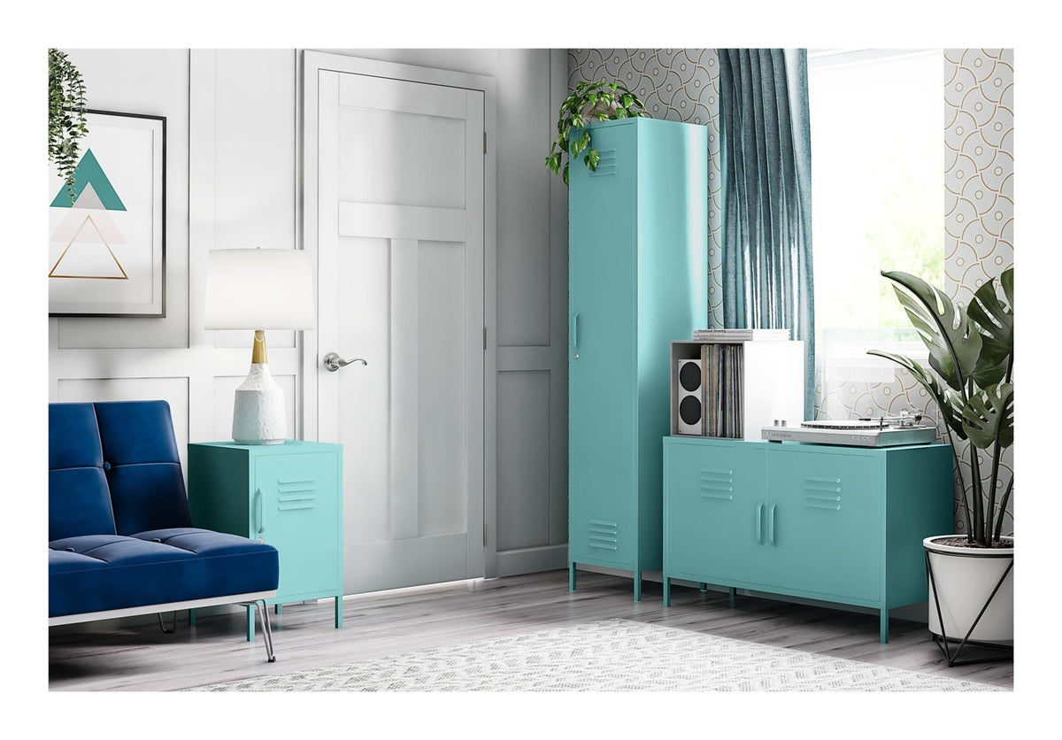 Cache Metal Locker End Table, view 13