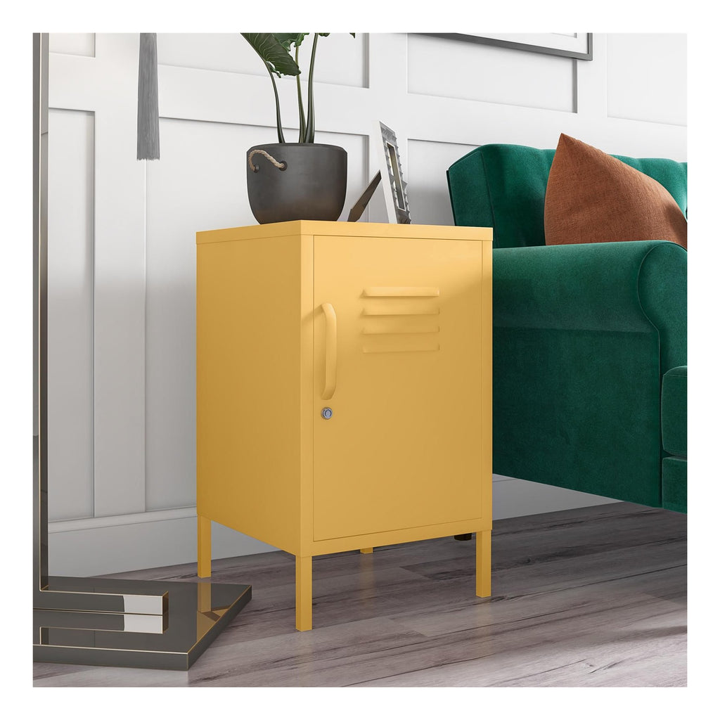 Cache Metal Locker End Table, view 19