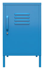 Cache Metal Locker End Table