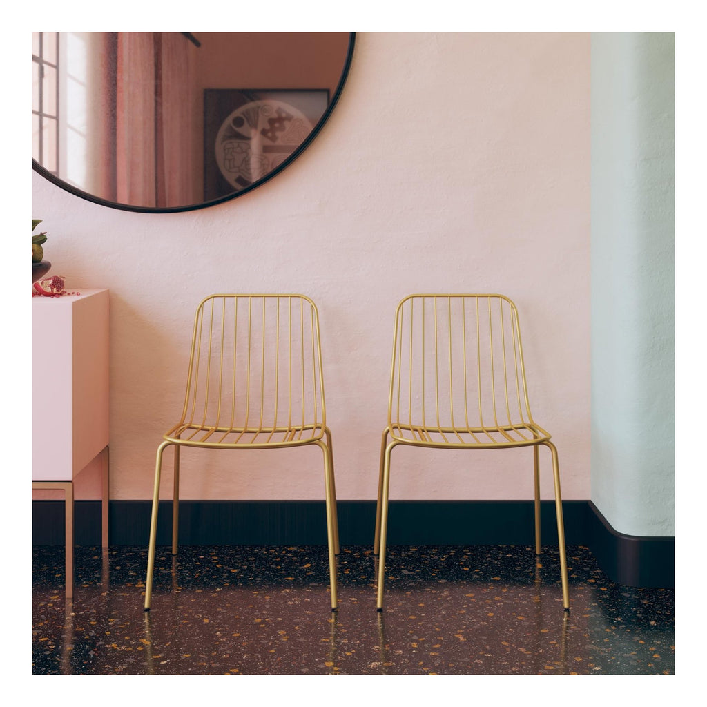 Caden Wire Dining Chair (Pack Of 2), view 13