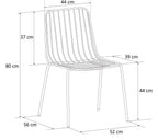 Caden Wire Dining Chair (Pack Of 2), view 8