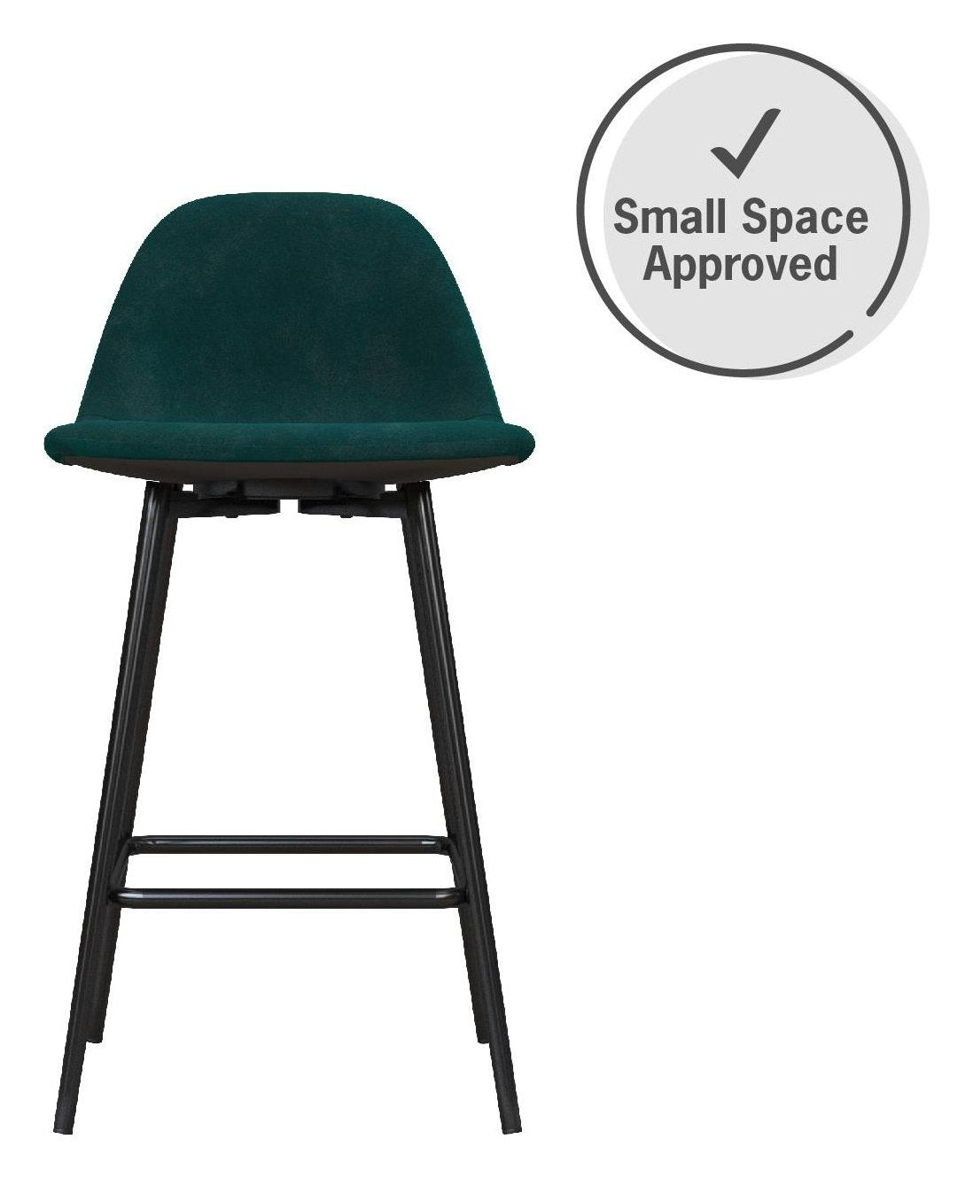 Calvin Upholstered Counter Stool, view 3