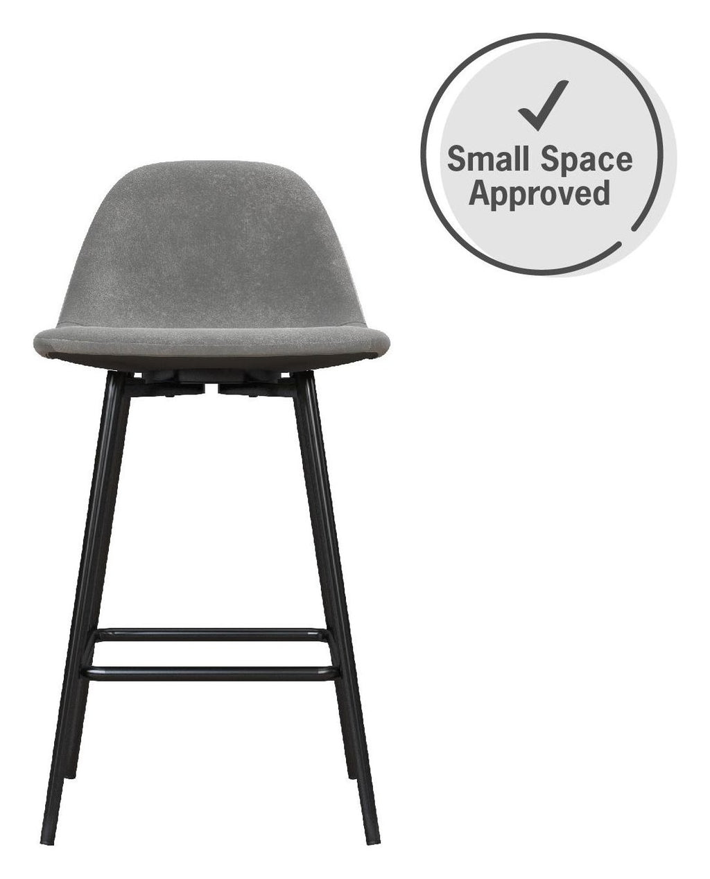 Calvin Upholstered Counter Stool, view 2