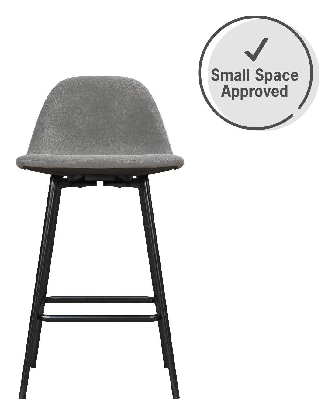 Calvin Upholstered Counter Stool, view 2