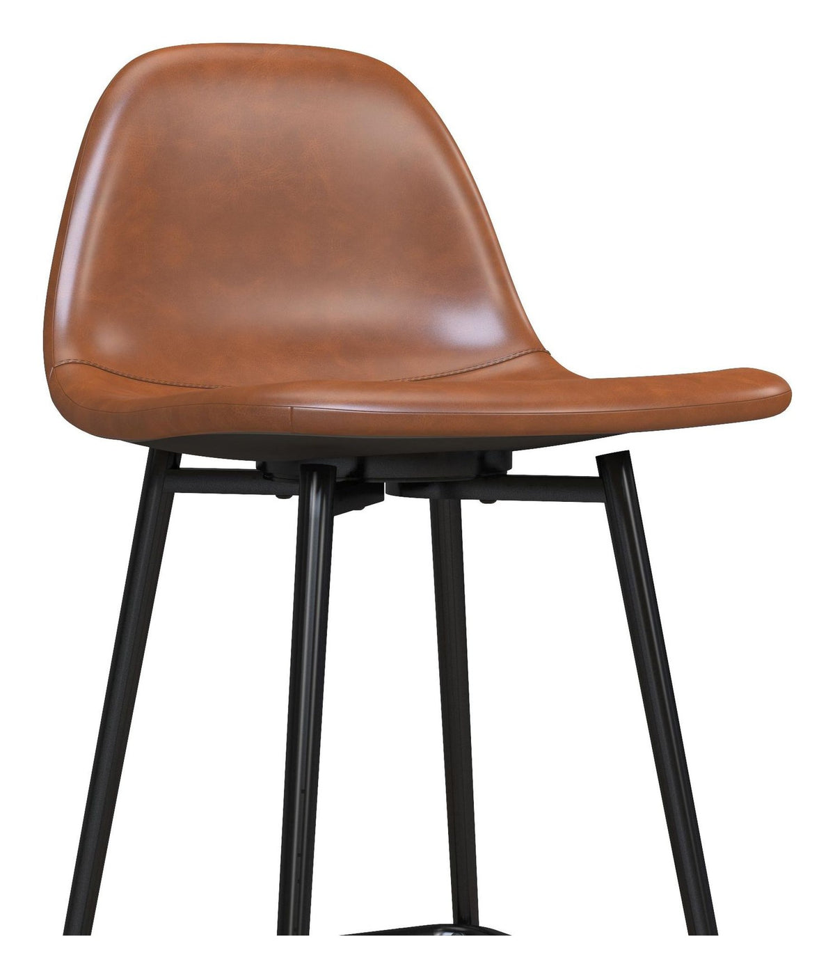 Calvin Upholstered Counter Stool Faux Leather, view 10