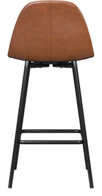 Calvin Upholstered Counter Stool Faux Leather, view 11