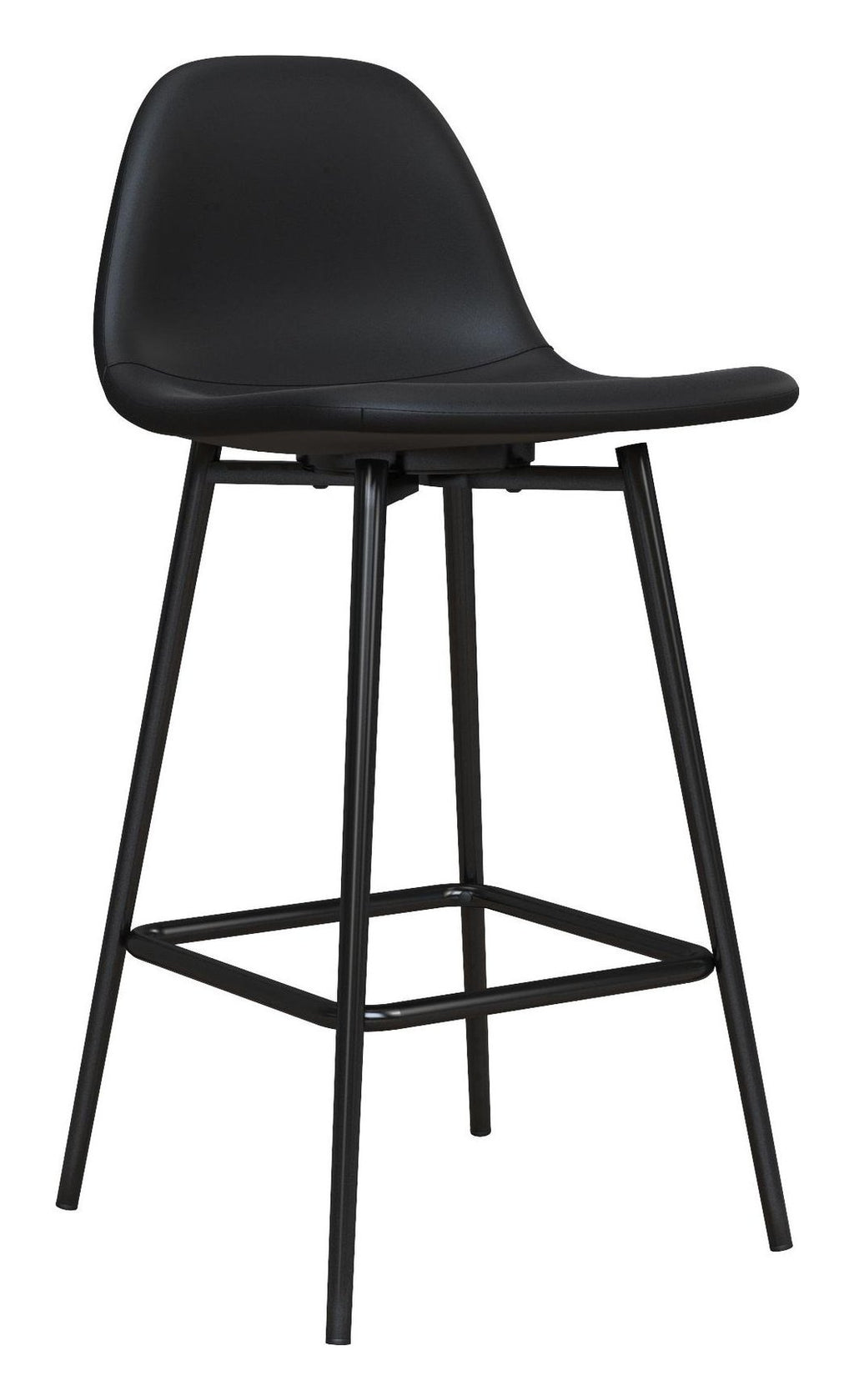Calvin Upholstered Counter Stool Faux Leather
