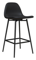 Calvin Upholstered Counter Stool Faux Leather